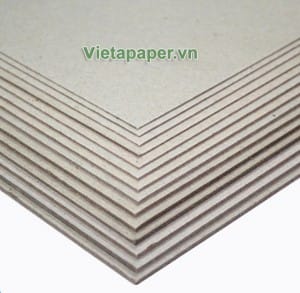 Nhà cung cấp giấy Chipboard ở tại TpHCM 2 Giấy chipboard xám dạng tấm