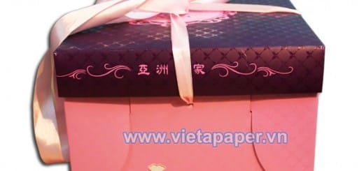 in hộp bánh kem ABC