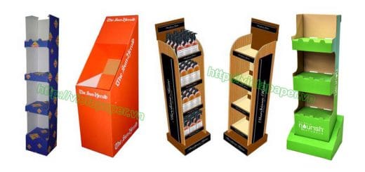 công ty sản xuất kệ giấy trưng bày sản phẩm