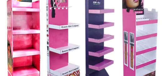 In Kệ giấy trưng bày mỹ phẩm - mẫu 06